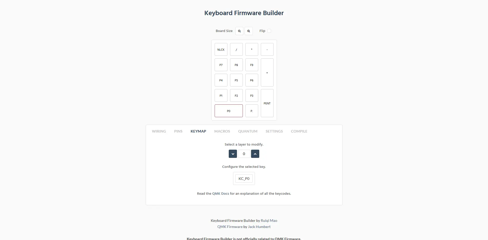 ▲ 「Keymap」標籤頁