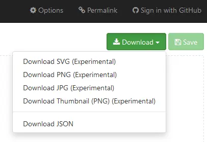 ▲ 右上角的「Download」可以下載各種格式
